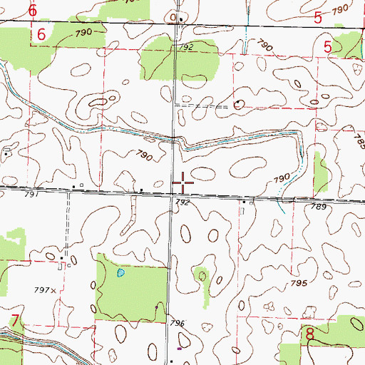 Topographic Map of Wagner School (historical), OH