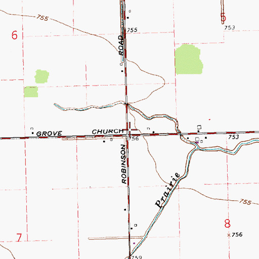 Topographic Map of School Number 3 (historical), OH
