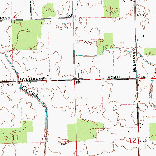 Topographic Map of Heller School (historical), OH