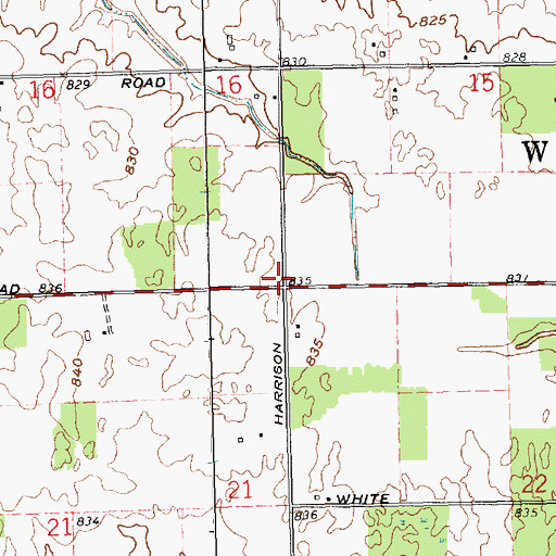 Topographic Map of School Number 5 (historical), OH