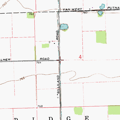 Topographic Map of School Number 5 (historical), OH