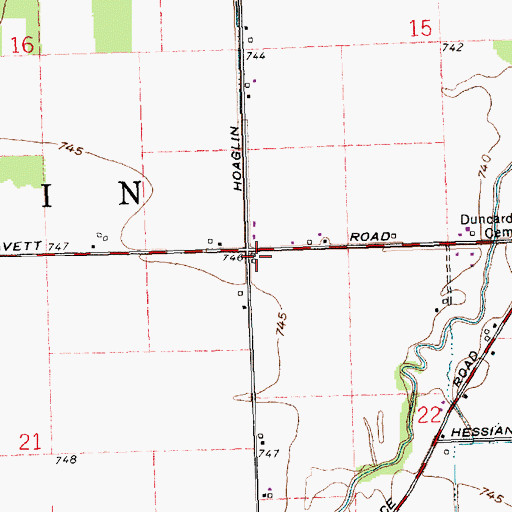 Topographic Map of School Number 5 (historical), OH