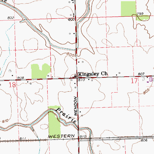 Topographic Map of Buena Vista (historical), OH