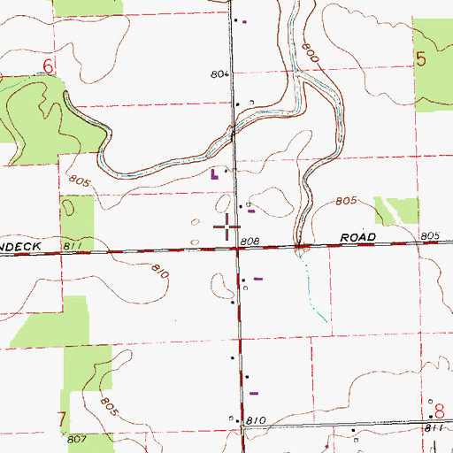 Topographic Map of Painter School (historical), OH