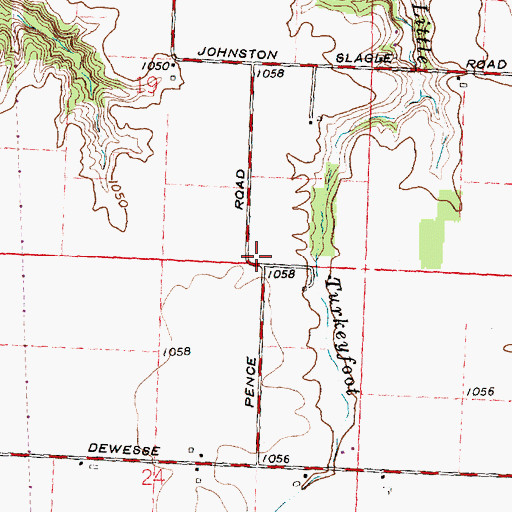 Topographic Map of School Number 3 (historical), OH