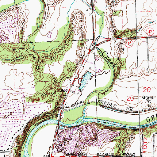 Topographic Map of School Number 7 (historical), OH