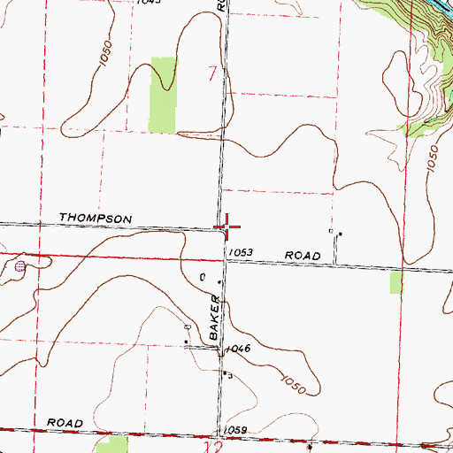 Topographic Map of School Number 7 (historical), OH