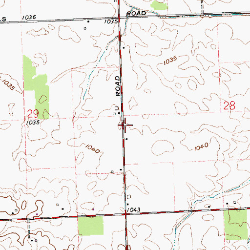Topographic Map of School Number 7 (historical), OH
