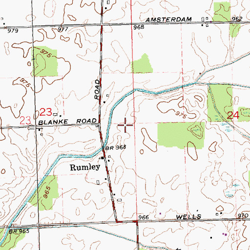 Topographic Map of School Number 8 (historical), OH