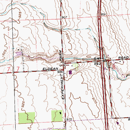 Topographic Map of School Number 5 (historical), OH