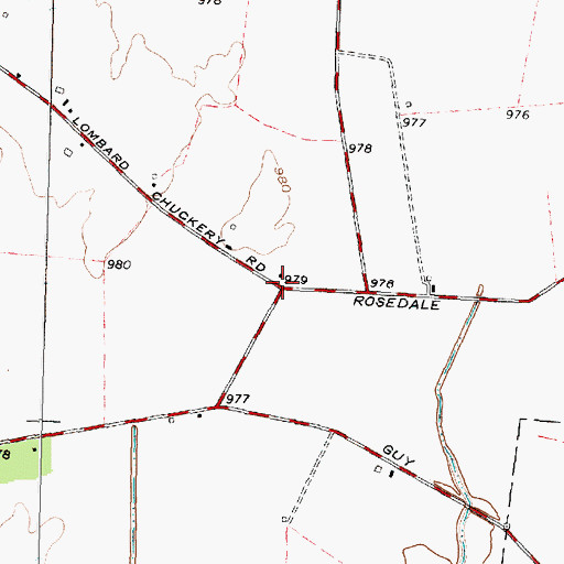 Topographic Map of Lombard School (historical), OH