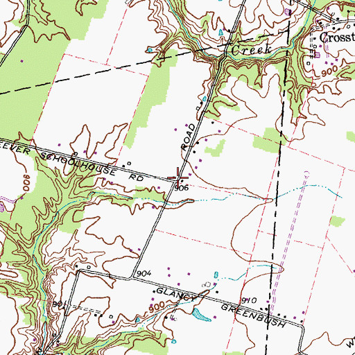 Topographic Map of McKeever School (historical), OH