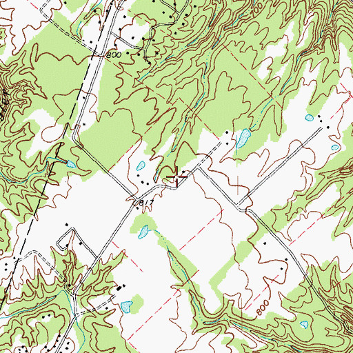 Topographic Map of Rocky Ford School (historical), OH