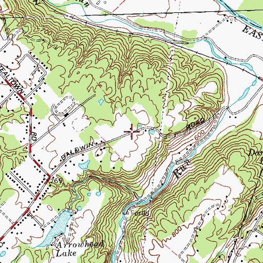 Topographic Map of Providence School (historical), OH