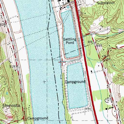 Topographic Map of Cobra Marina, OH