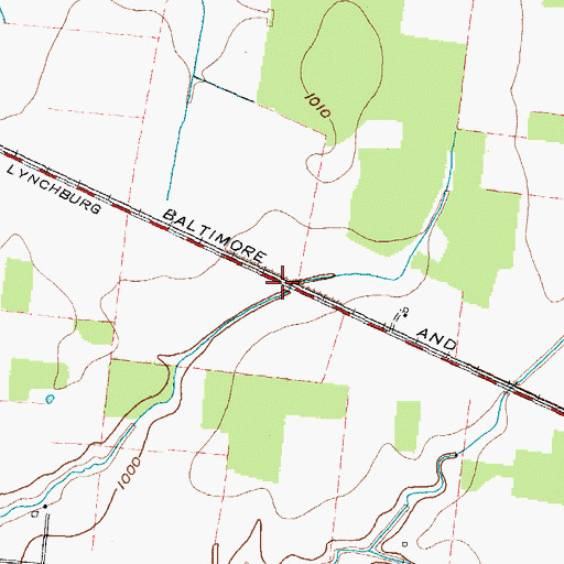 Topographic Map of Big Onion, OH
