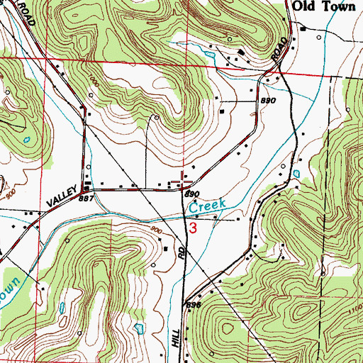 Topographic Map of Fribley School (historical), OH