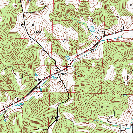 Topographic Map of Paulus School (historical), OH