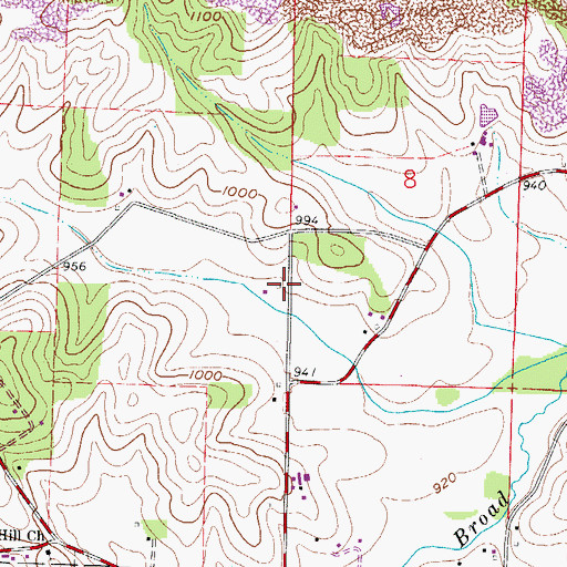 Topographic Map of School Number 2 (historical), OH