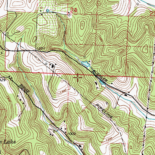 Topographic Map of School Number 4 (historical), OH