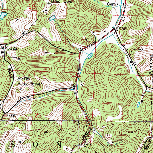 Topographic Map of School Number 5 (historical), OH