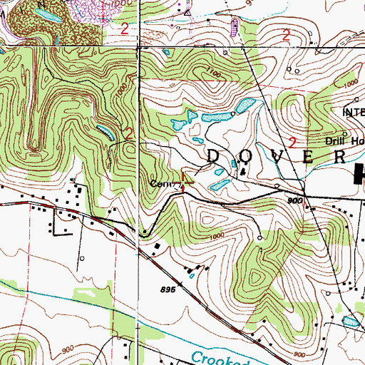 Topographic Map of School Number 5 (historical), OH
