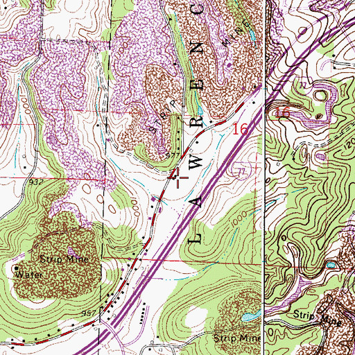 Topographic Map of School Number 6 (historical), OH
