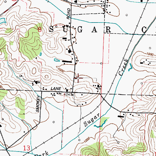 Topographic Map of School Number 9 (historical), OH