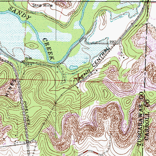 Topographic Map of Tunnel School (historical), OH