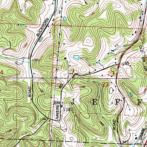Topographic Map of Welham School (historical), OH