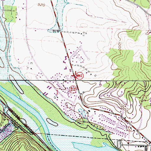 Topographic Map of Wilkshire Hills, OH