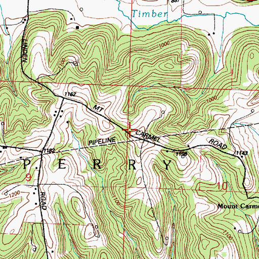 Topographic Map of Watson School (historical), OH