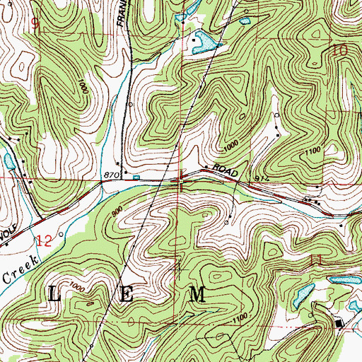 Topographic Map of Kail School (historical), OH