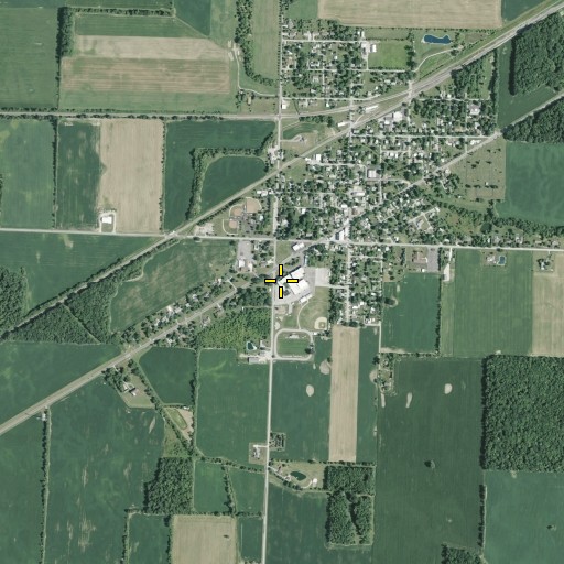 Aerial/Satellite Image of Arcadia Elementary School, OH