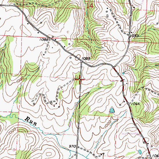 Topographic Map of Wise School (historical), OH