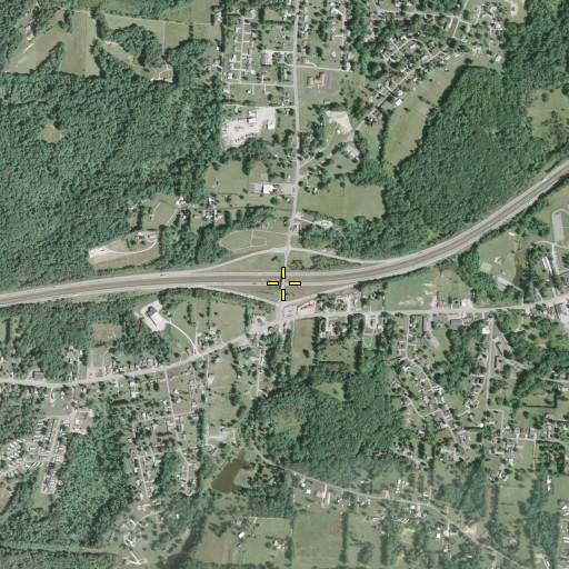 Aerial/Satellite Image of Interchange 157, OH