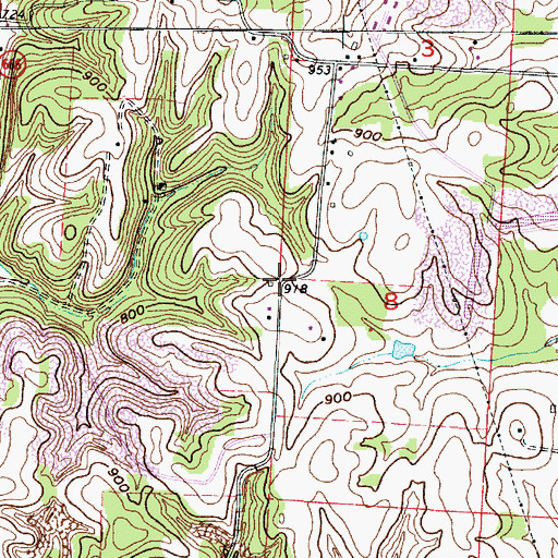 Topographic Map of Hague School (historical), OH