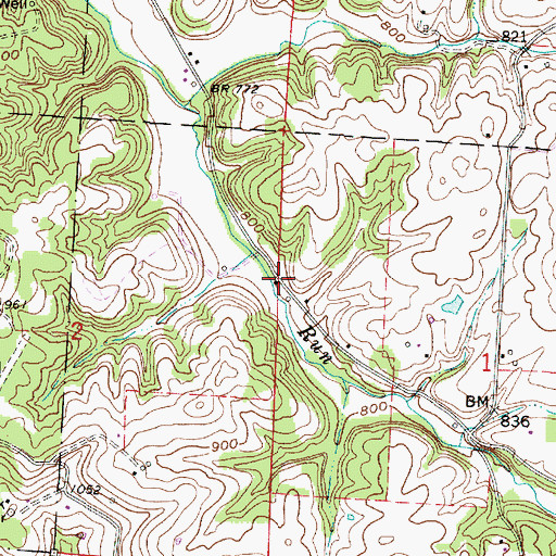 Topographic Map of Smith School (historical), OH