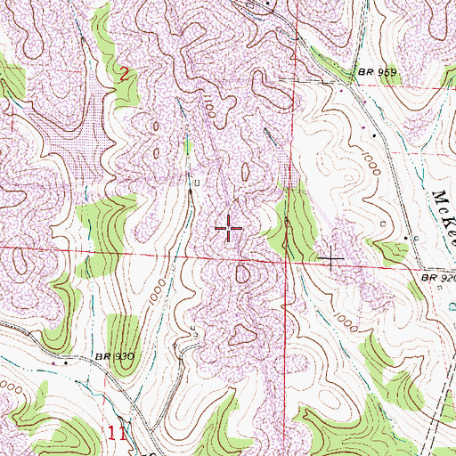 Topographic Map of Pleasant Ridge School (historical), OH