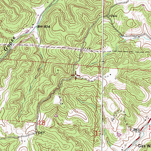 Topographic Map of Haverhill School (historical), OH