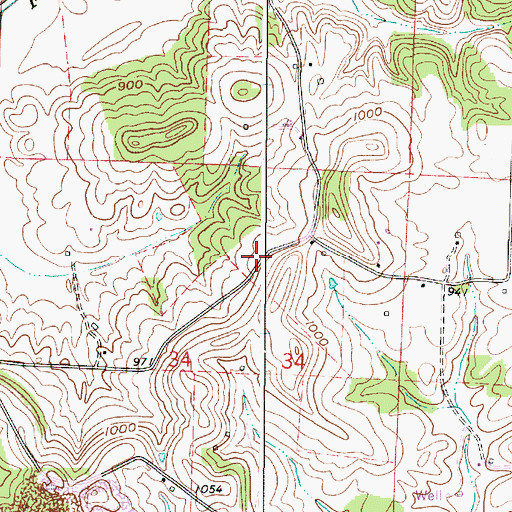 Topographic Map of Harmony School (historical), OH