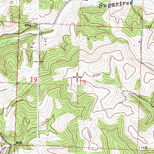 Topographic Map of Chestnut Hill School (historical), OH