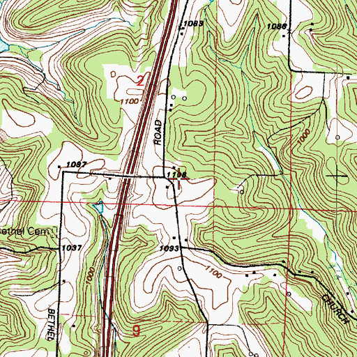 Topographic Map of Science Hill School (historical), OH