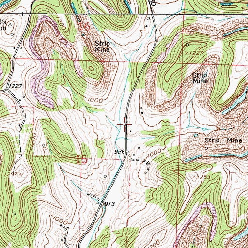 Topographic Map of Science Hill School (historical), OH