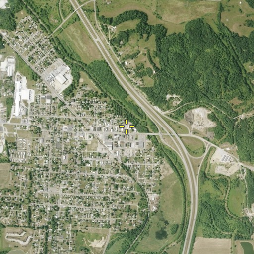 Aerial/Satellite Image of Byesville Elementary School, OH