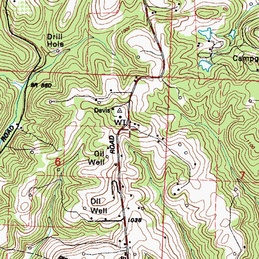 Topographic Map of Independence School (historical), OH