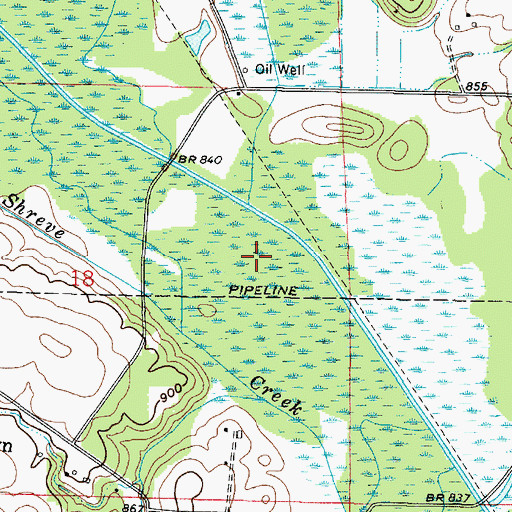 Topographic Map of Killbuck Marsh State Wildlife Area, OH