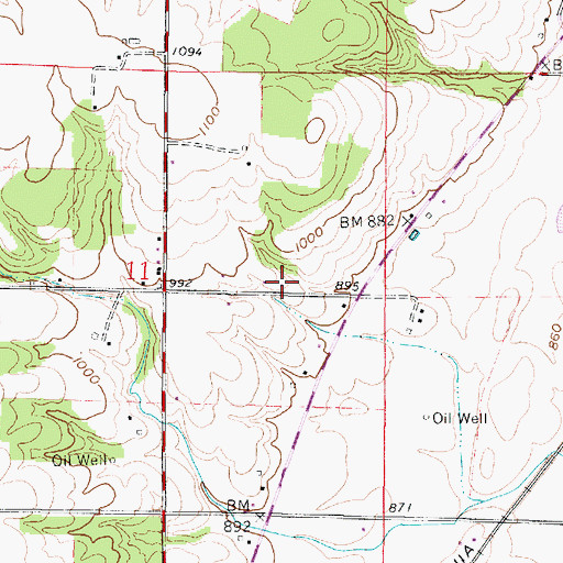 Topographic Map of School Number 7 (historical), OH