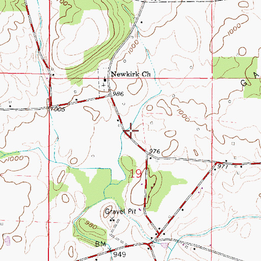 Topographic Map of School Number 5 (historical), OH