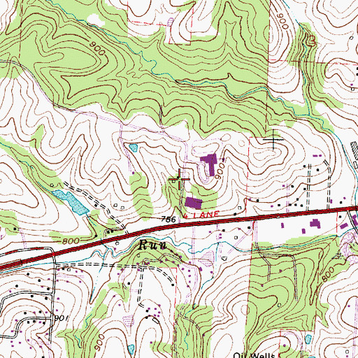 Topographic Map of Smith School (historical), OH